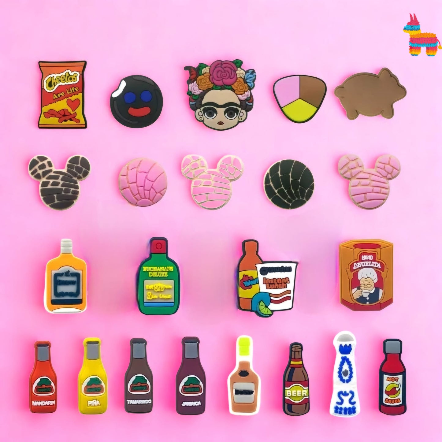 Mexican Traditional Theme Shoe Charms