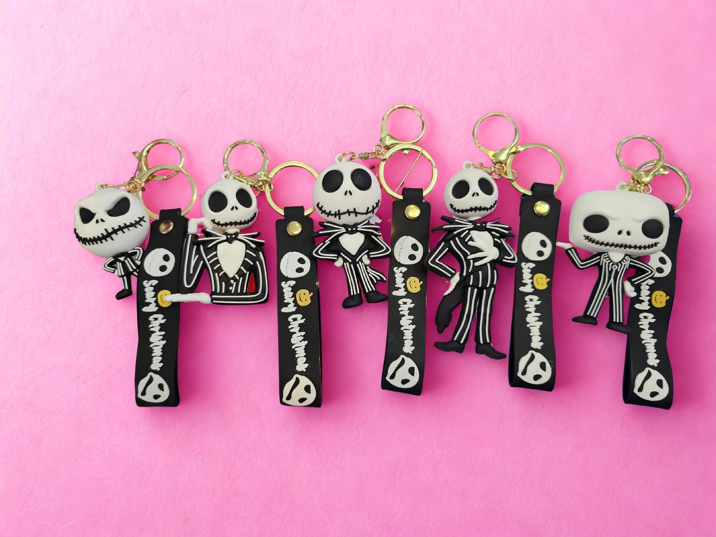 Spooky Jack Skellington 3D Keychain