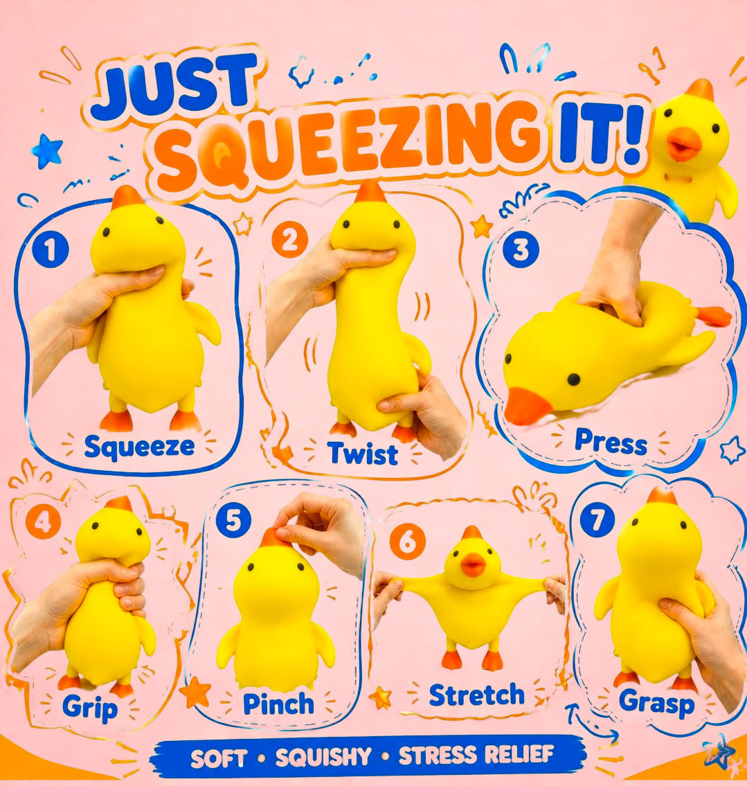 Jumbo Papa Duck Squishy