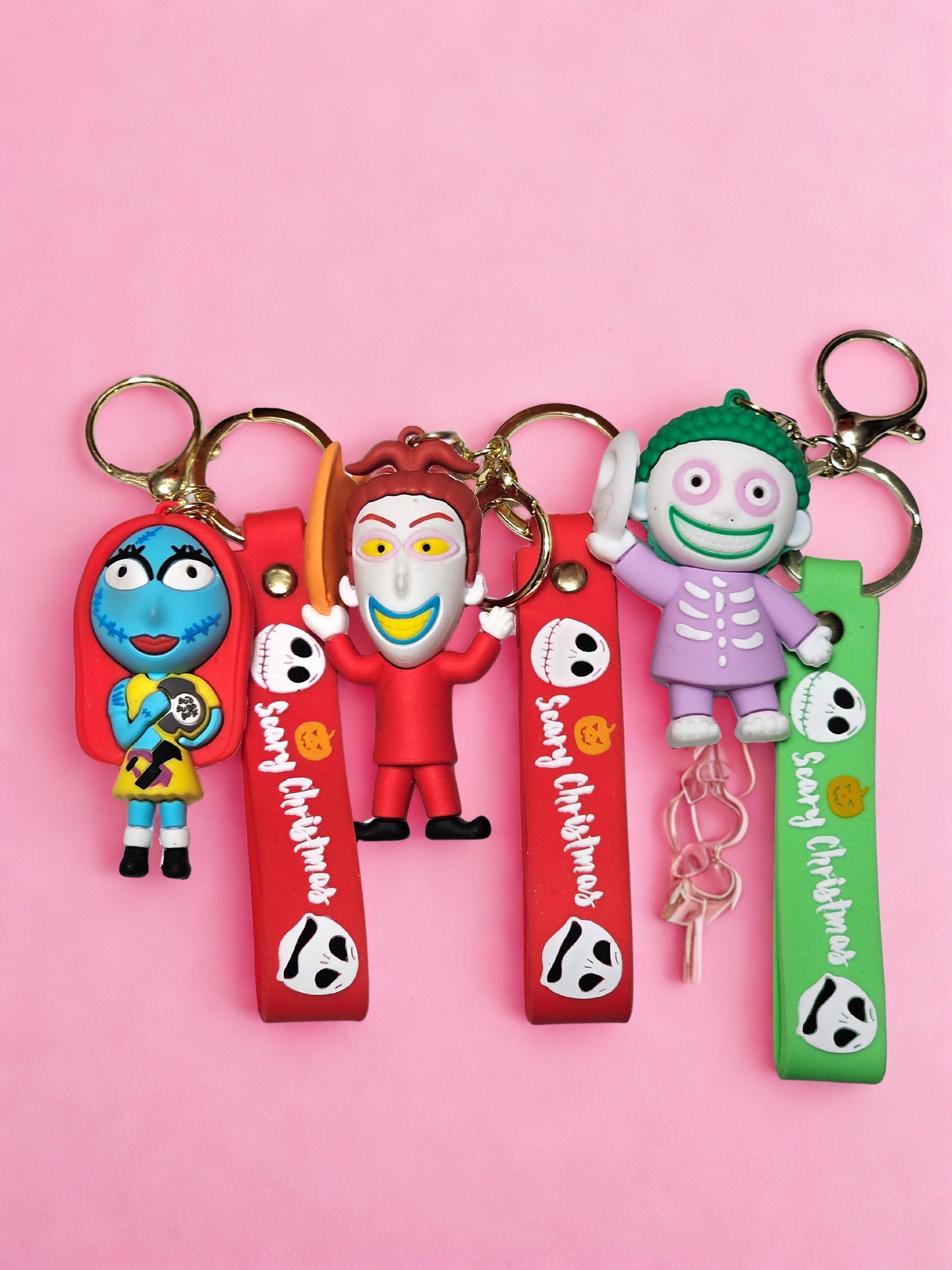 Spooky 3D Keychains Terror Cartoons