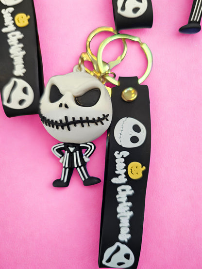 Spooky Jack Skellington 3D Keychain