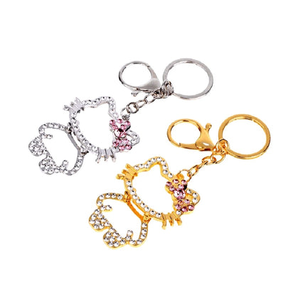 Rhinestone Silhouette Cute Kitty Lover's