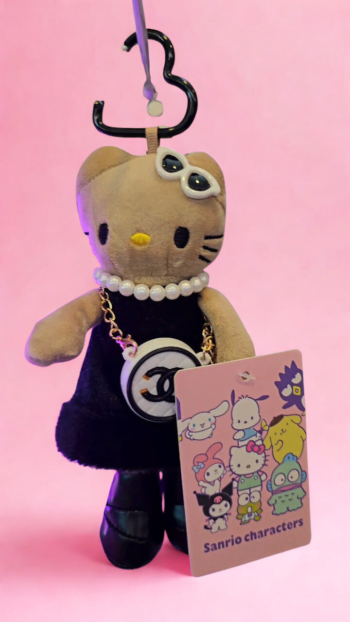 Cute Dress Luxury Plushie Keychains KT Lover's