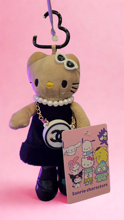 Cute Dress Luxury Plushie Keychains KT Lover's