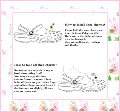 Cartoons Shoe Decor Gifts Ideas Bundle Mix