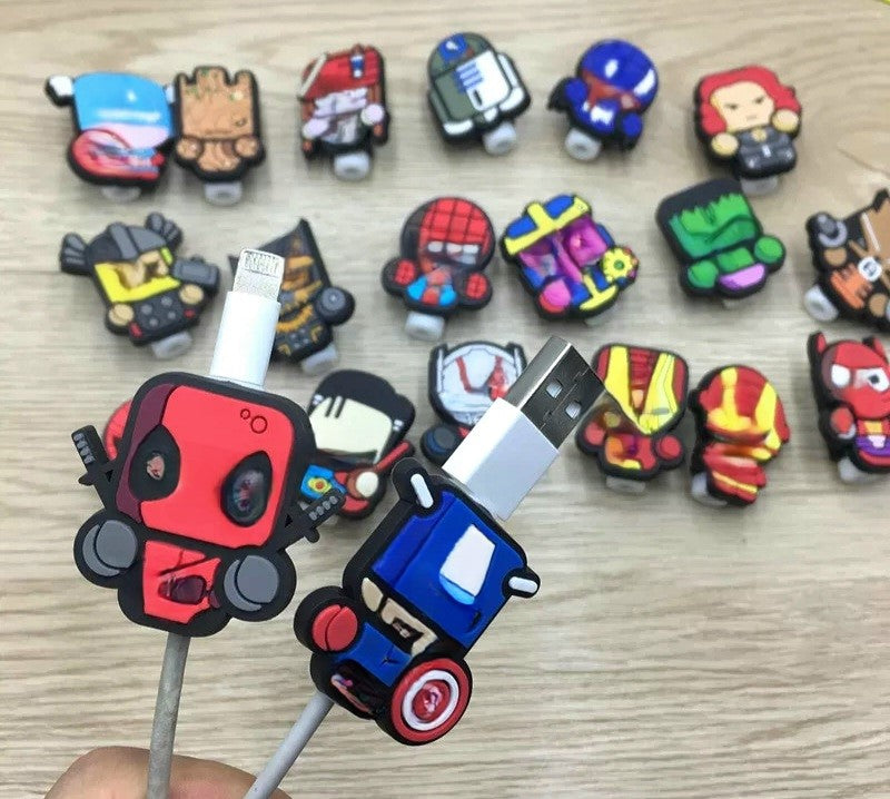 Charm Cable Protector Cartoons Lover's