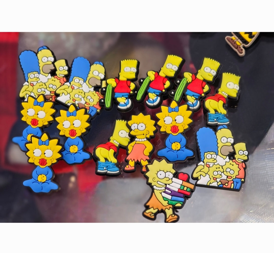 Shoe Decor Old Cartoon Simpson Fmily