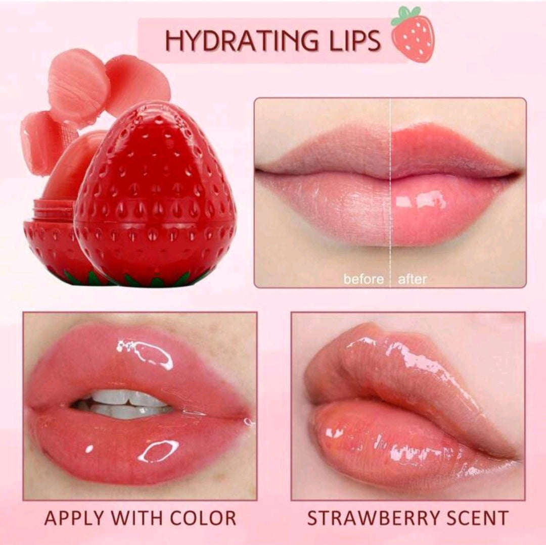 Strawberry Lips Balm Magic Long Lasting Gifts Ideas