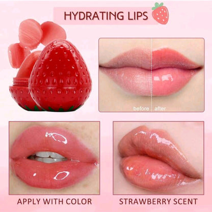 Strawberry Lips Balm Magic Long Lasting Gifts Ideas