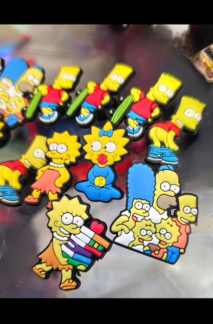 Shoe Decor Old Cartoon Simpson Fmily