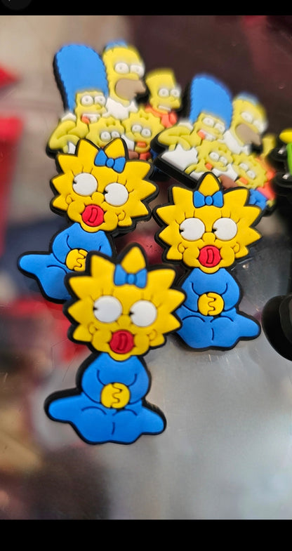 Shoe Decor Old Cartoon Simpson Fmily