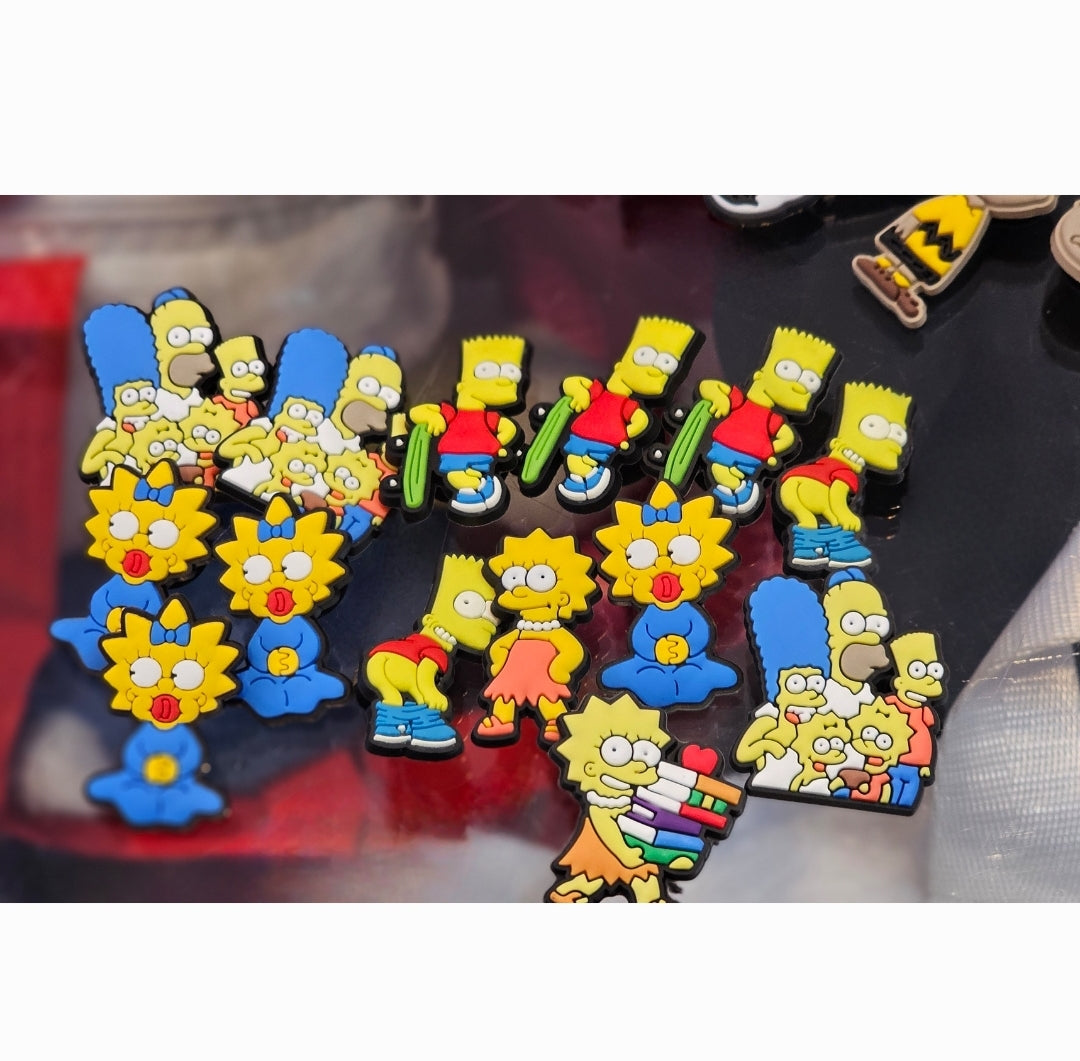 Shoe Decor Old Cartoon Simpson Fmily