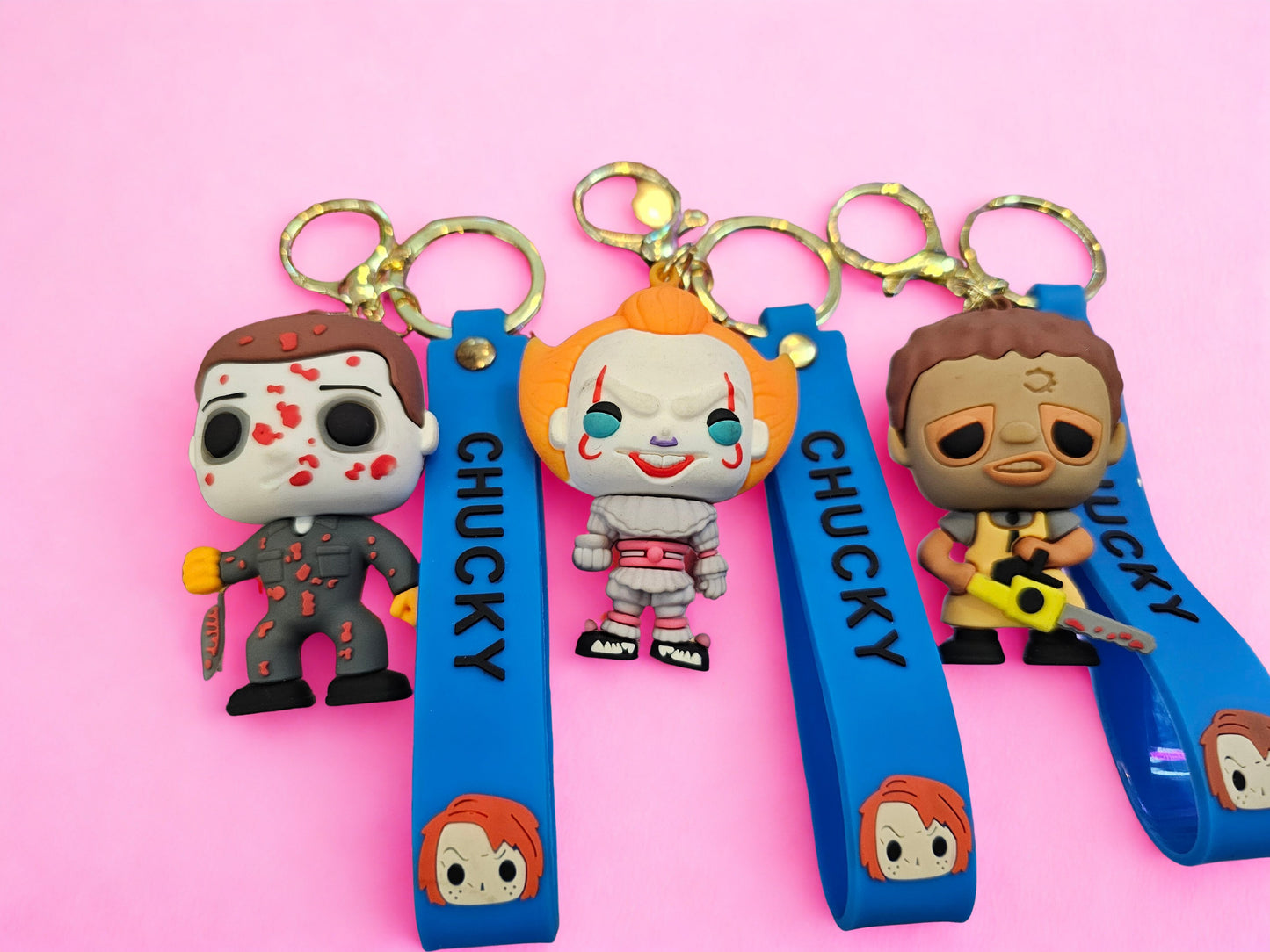 Spooky 3D Keychains Terror Cartoons