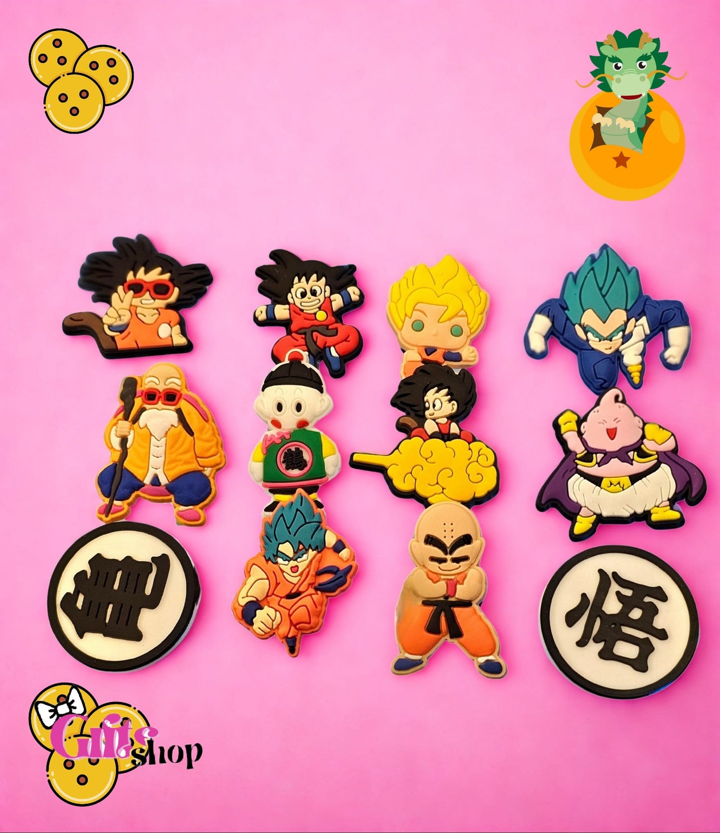 Dragon Ball Shoe Charms Vintage