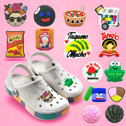 Mexican Traditional Theme Shoe Charms