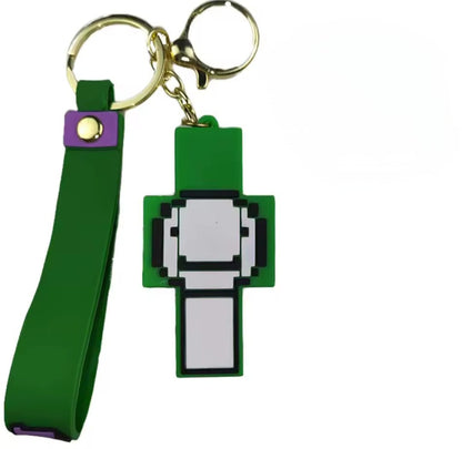 Cute 3D Cartoon Keychain Minecraft