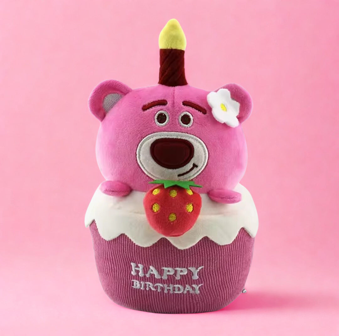 Happy Birthday Musical Cake Plushies Cartoon