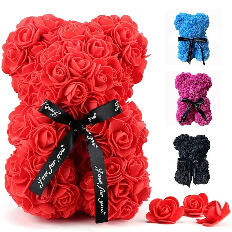 Teddy Bear Eternal Flowers