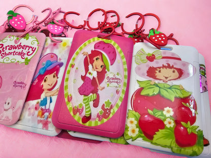 ID Keychains Holders Strawberry S Huntrx Lover's Gifts Ideas
