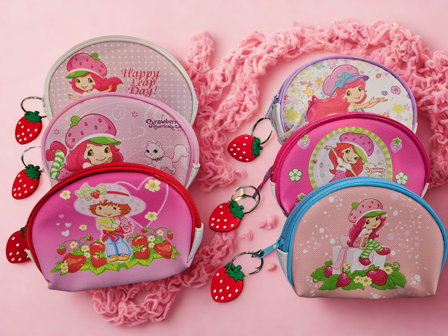 Coin Bags Cute Strawberry Shortcake