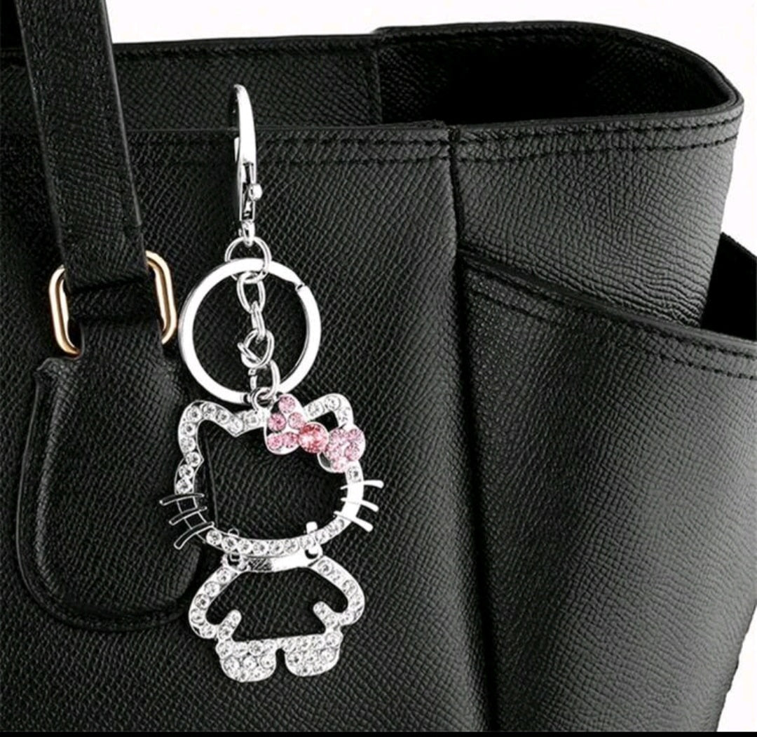 Rhinestone Silhouette Cute Kitty Lover's