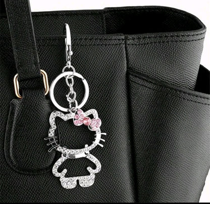 Rhinestone Silhouette Cute Kitty Lover's
