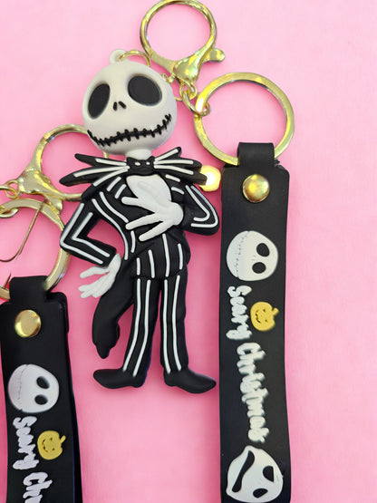 Spooky Jack Skellington 3D Keychain