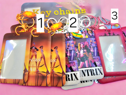 ID Keychains Holders Strawberry S Huntrx Lover's Gifts Ideas