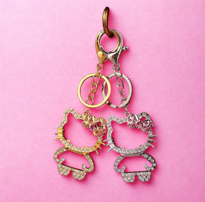 Rhinestone Silhouette Cute Kitty Lover's