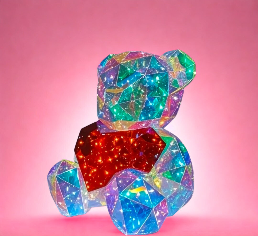 Teddy Bear Heart Light Lamp Gifts Ideas