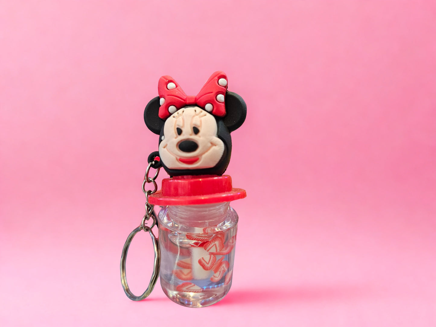 Lip Gloss Keychain Favor B Minnie Head