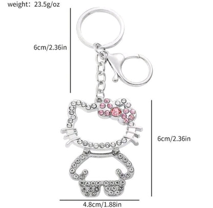 Rhinestone Silhouette Cute Kitty Lover's