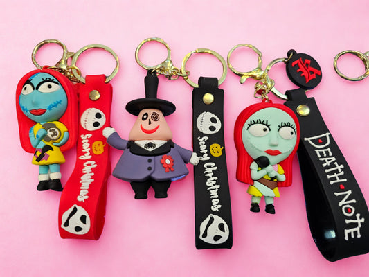Spooky 3D Keychains Terror Cartoons