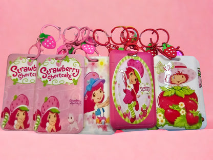 ID Keychains Holders Strawberry S Huntrx Lover's Gifts Ideas
