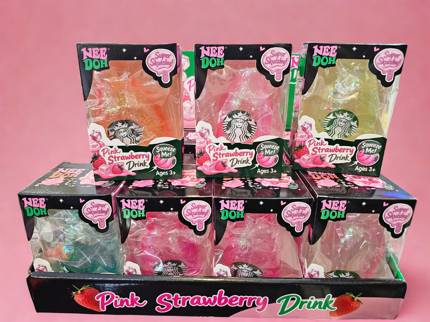 Pink Strawberry NEEDOH Starb  Squeeze